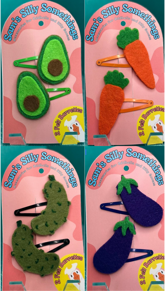 Veggie Barrettes