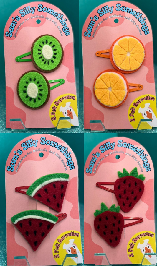 Fruit Barrettes