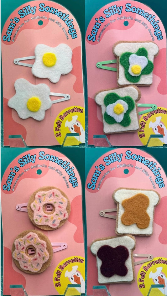 Breakfast Barrettes
