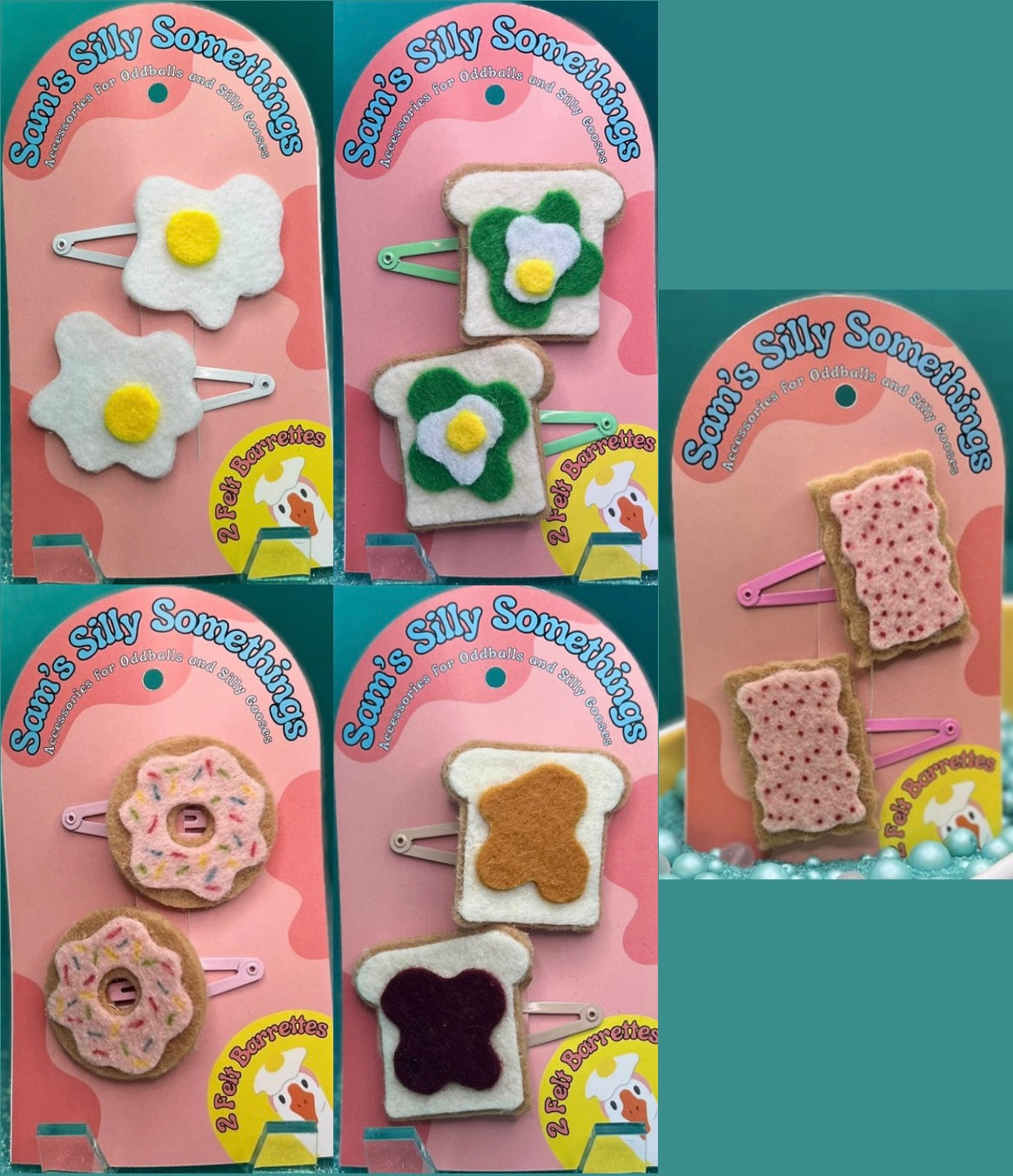 Breakfast Barrettes