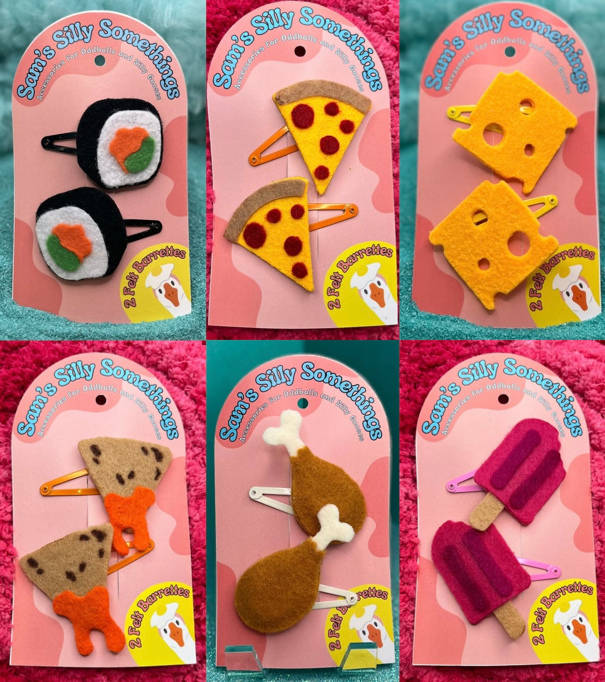 Comfort Food Barrettes