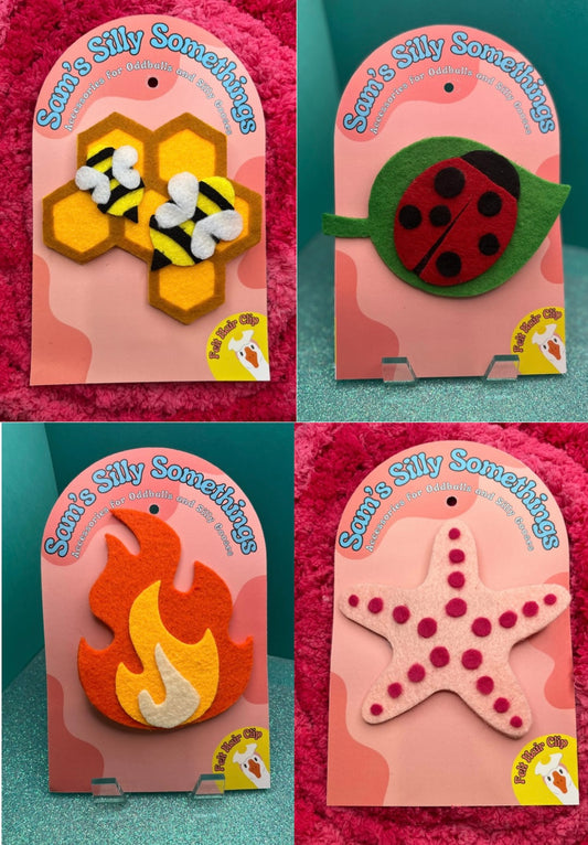 Nature Hair Clips