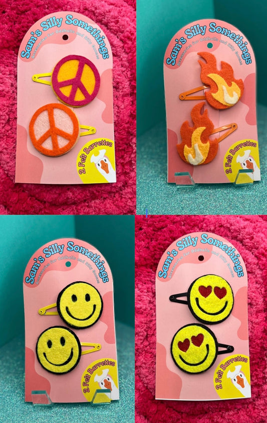Emoji Barrettes